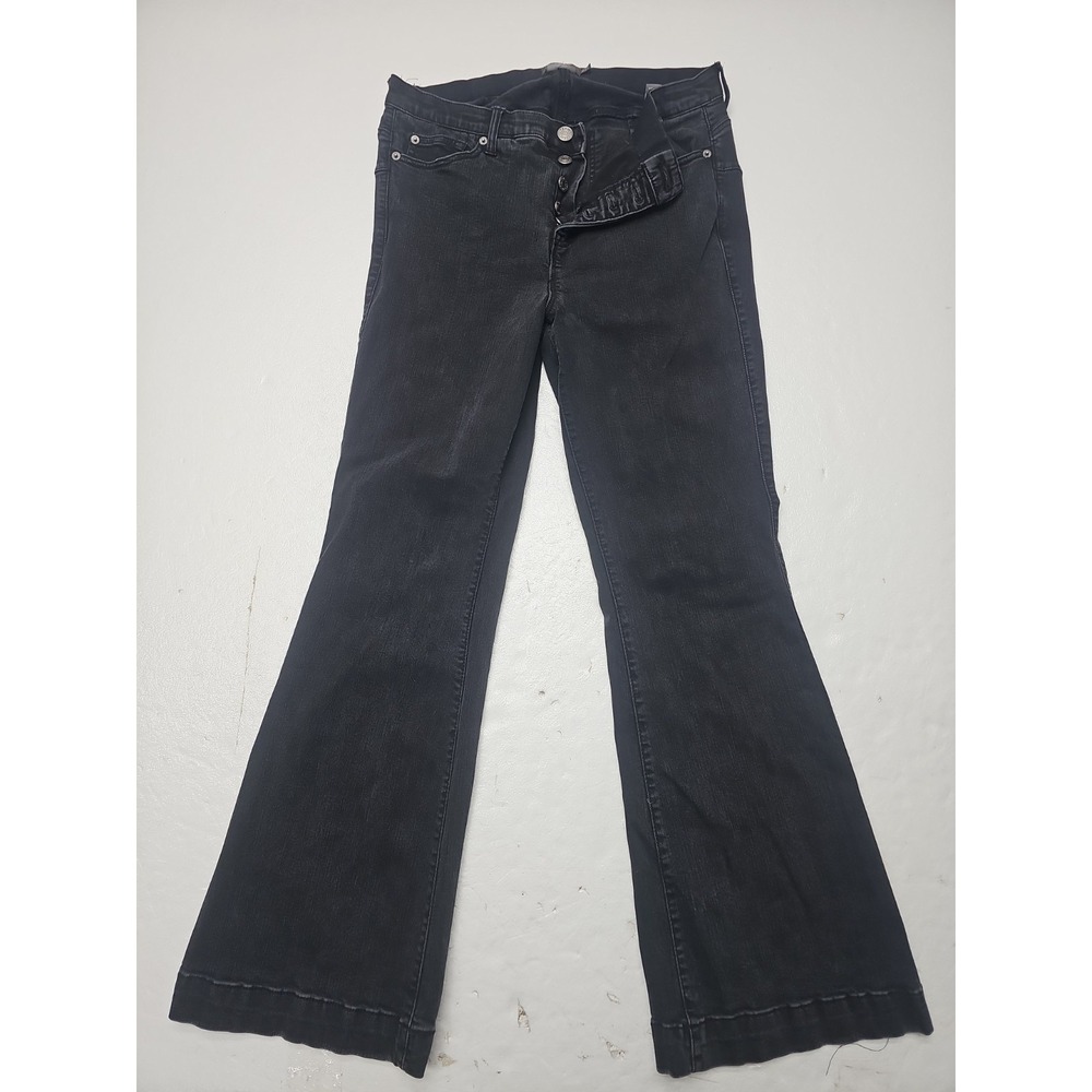 Torrid‎ Womens Jeans Size 14R (34x31) Bombshell Flare Premium Stretch High Rise